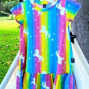 Unicorn Short Sleeve Dress